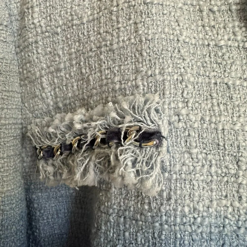 Boston Proper, Vintage jacket, Two tone blue, Size 16 - Picture 5 of 16